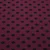 Viskose-Twill Punkte Bordeaux Schwarz