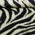 Viskosejersey Digitaldruck Zebra Sand Schwarz