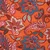 Viskosejersey  Paisley Orange