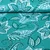 Viskosejersey  Paisley Türkis