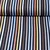 Viskoseleinen Bunte Streifen Navy Multicolor