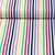 Viskoseleinen Bunte Streifen Weiß Multicolor