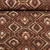 Viskosestrickjersey Ethno Ornamente Braun