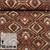 Viskosestrickjersey Ethno Ornamente Braun