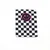 Webetikett "Checker Smiley" L