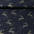Weihnachtspopeline Hirsche Navy Gold