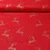 Weihnachtspopeline Hirsche Rot Gold