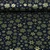 Weihnachtspopeline Schneesterne Navy Gold