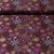 Weihnachtspopeline Sterne Kristalle Bordeaux Gold