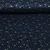 Weihnachtspopeline Sterne Punkte Navy Gold