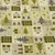 Weihnachtspopeline Tannenbäume Patchwork Beige Grün