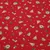 Weihnachtspopeline Wintermotive Rot