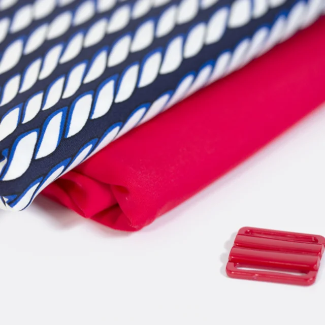 Bikini Bademode nähen Zubehör Stoff maritim