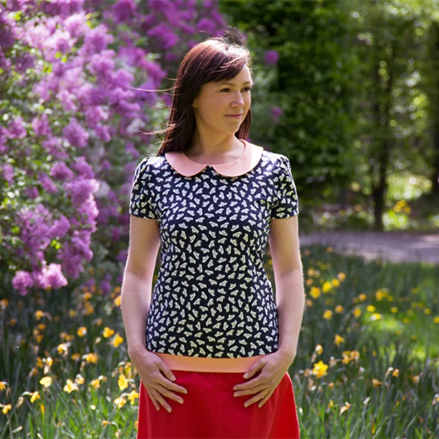 Shirt mit Bubikragen selber nähen