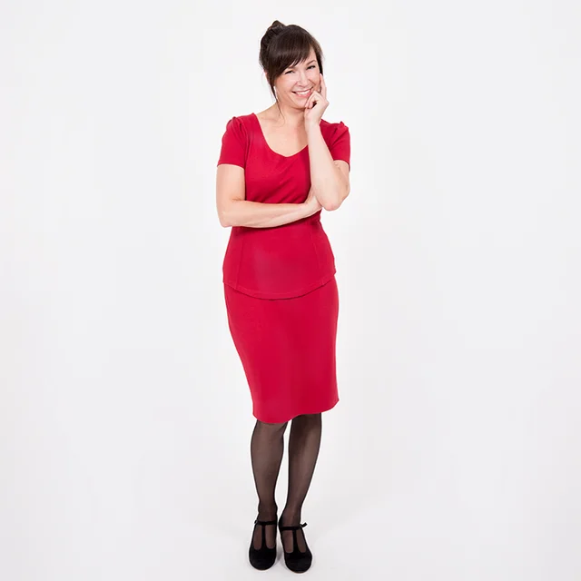 Business Kostüm Romanitjersey nähen Business Kostüm Romanitjersey nähen