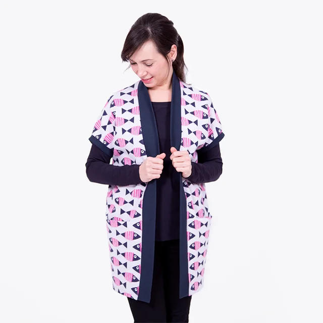 Cardigan Jacquard Jersey nähen