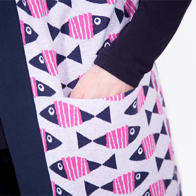 Cardigan Nahttasche Anleitung nähen