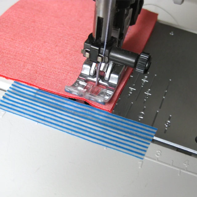 Ecken nähen mit Washi Tape Nahtzugabe einhalten