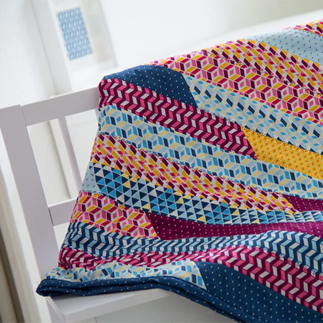 Geometric Fever Jellyroll Decke