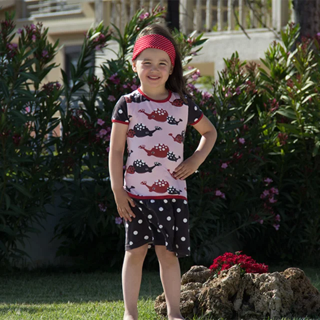 Schnittmuster Jerseykleid für Kinder selber nähen