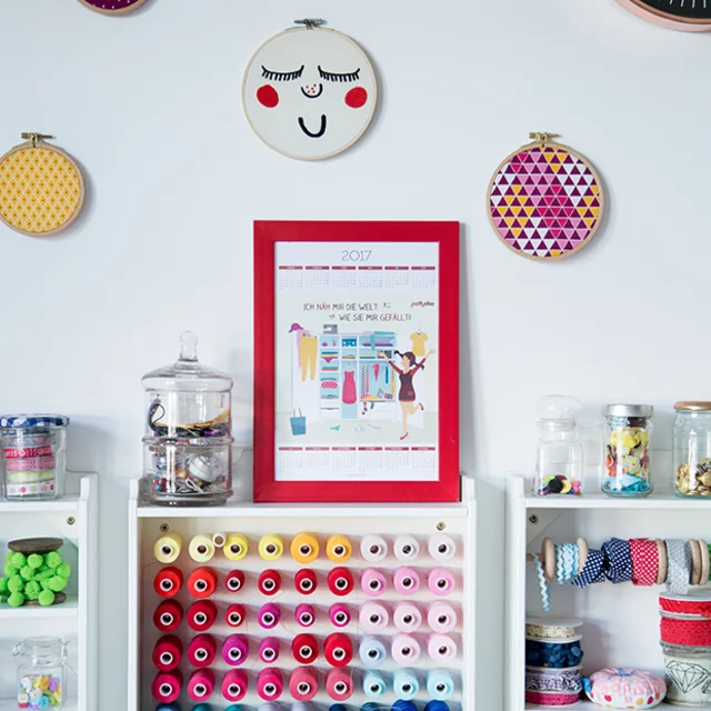 Kalender für die Nähecke