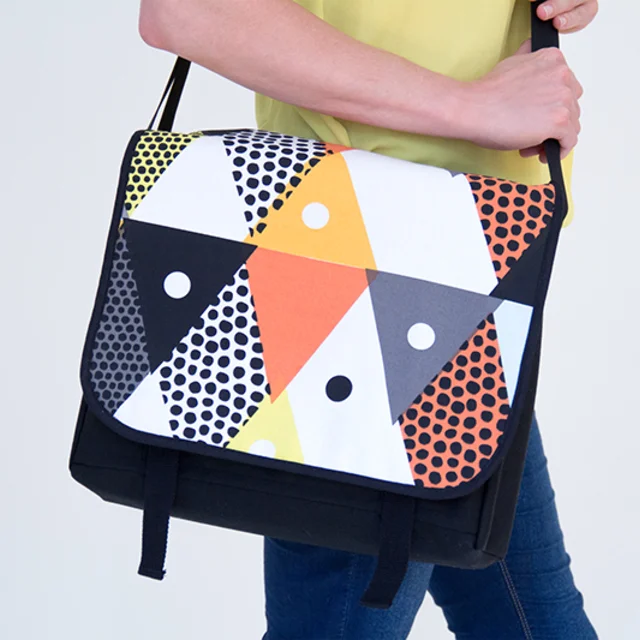 Schnittmuster Umhängetasche Messenger-Bag nähen lernen