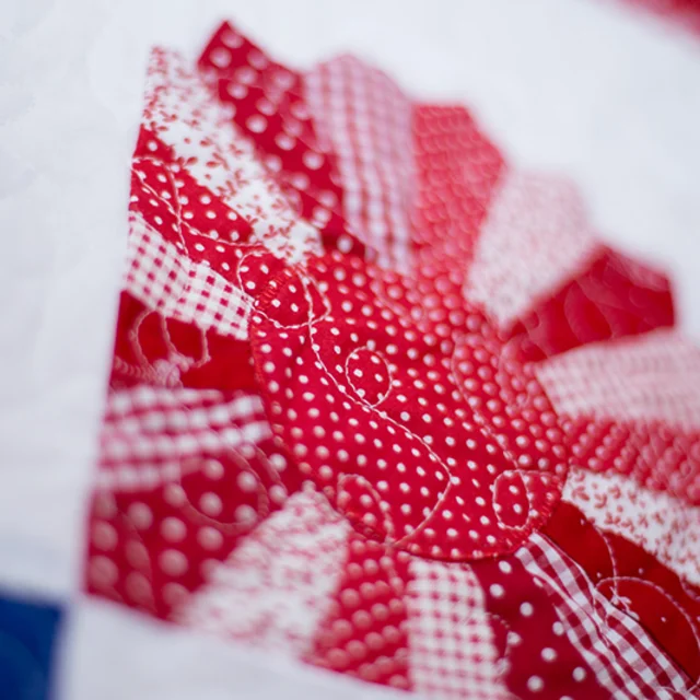 pattydoo Fan-Quilt Detail Ziernaht Muster