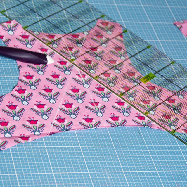 Schnittmuster gratis Steppweste Stoff zuschneiden