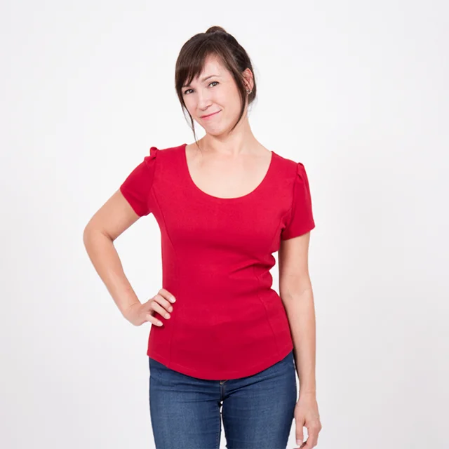 Romanitjersey Shirt nähen