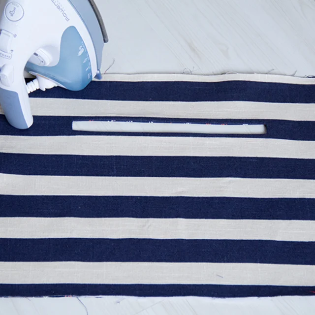 Reißverschlussöffnung bügeln