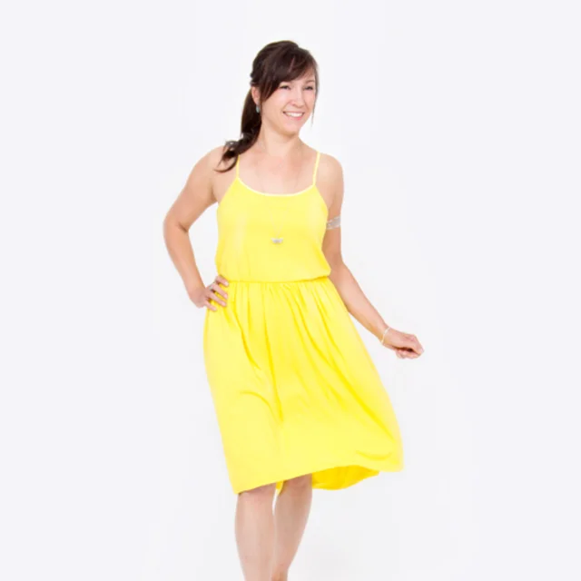 Schnittmuster Jerseykleid Coco Spaghettiträger selber nähen