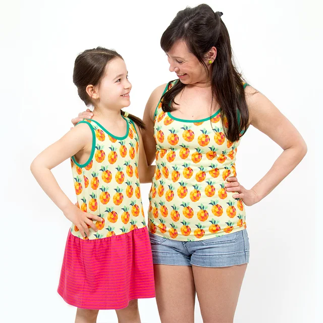 Schnittmuster Kinderkleid Damentop selber nähen