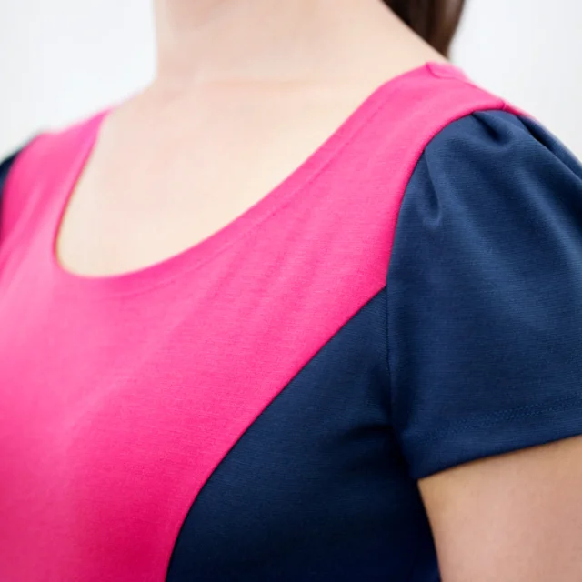 Schnittmuster Shirt Rock Faltenärmel Outfit selber nähen