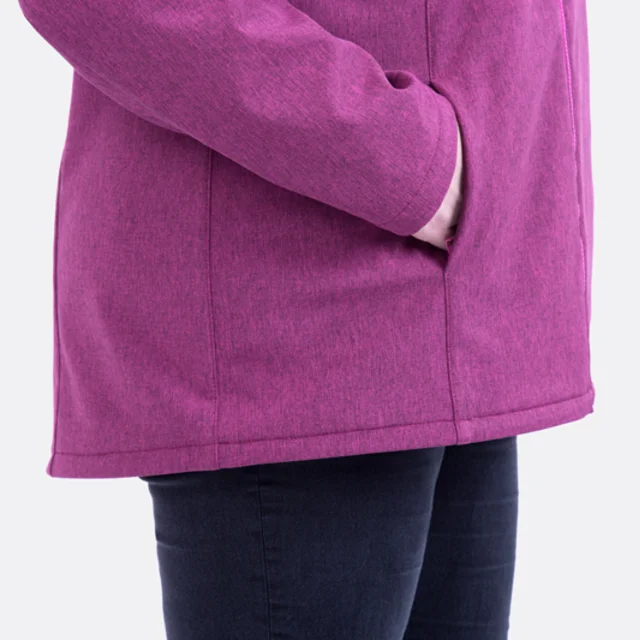 Schnittmuster Softshelljacke Saumbeleg rund nähen