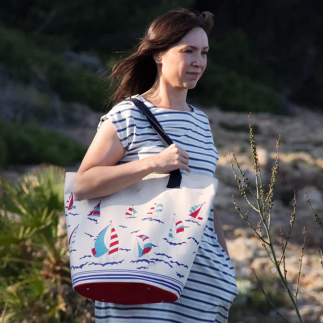 Schnittmuster Sweatkleid Nähanleitung Strandtasche Sommer