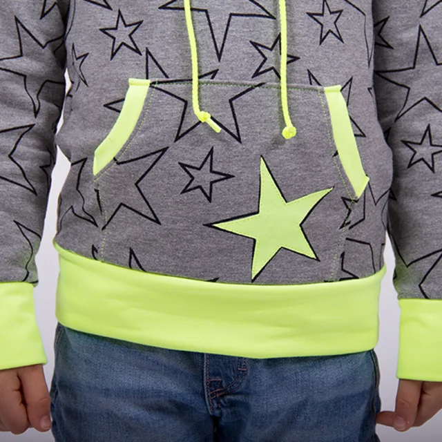 Schnittmuster Kindershirt mit Kängurutasche