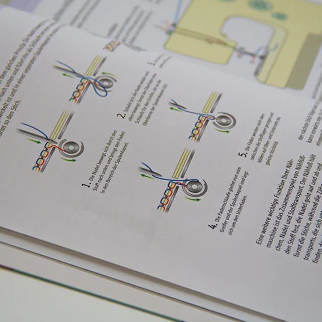Nähmaschine: Stichbildung
