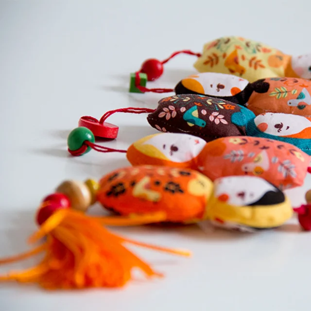 Stoffkette selbst genäht