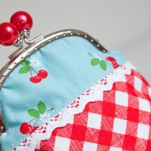 Täschlein mit Bügelverschluss nähen