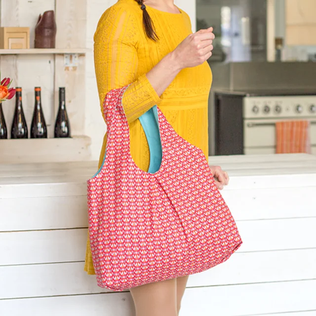 Tragetasche Beutel Schnittmuster selber nähen