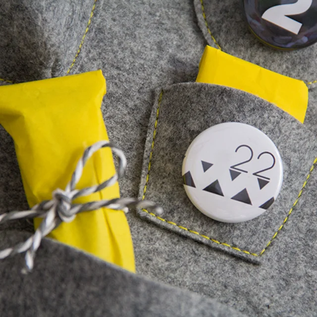 Gratis Schnittmuster Wandutensilo als Adventskalender