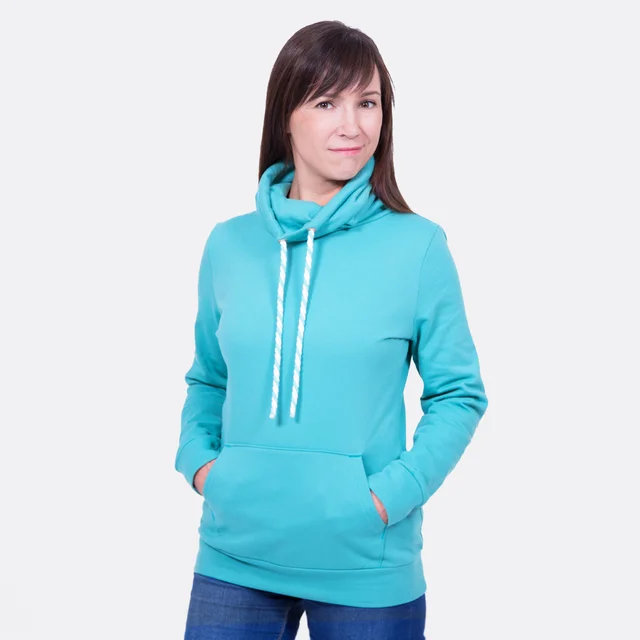 Schnittmuster Damen Hoodie ohne Teilung Anleitung
