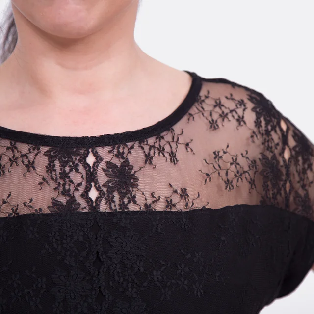 Schnittmuster Nähanleitung Frauenshirt Spitze Festlich passe Nähvideo