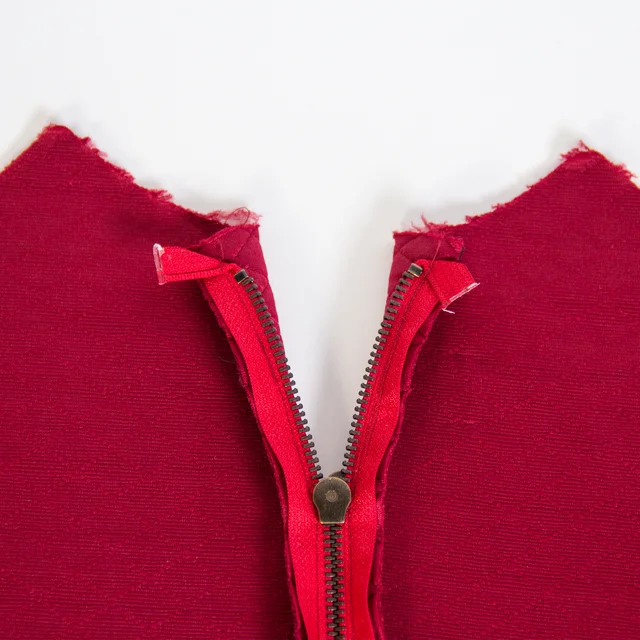 Nähanleitung Blousonkragen an Kapuzenjacke nähen: Reißverschlusskante umlegen