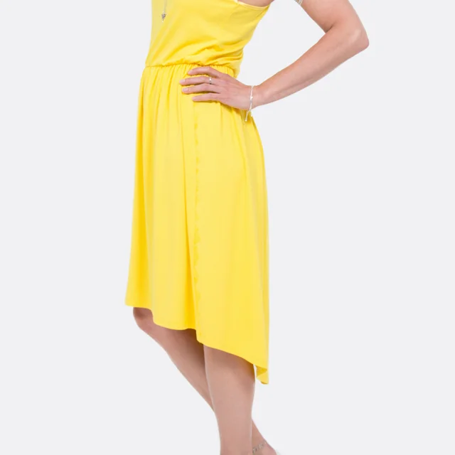 Schnittmuster Damen Jerseykleid Vokuhila Rock nähen