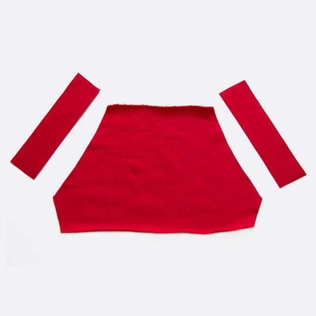 Nähanleitung Kängurutasche Bündchen zuschneiden