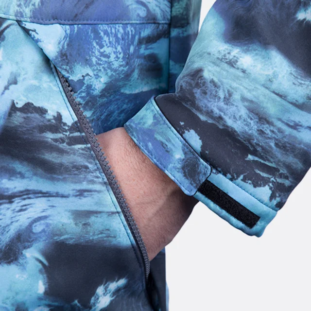 Schnittmuster Softshelljacke Ärmel mit Riegelklettband Anleitung