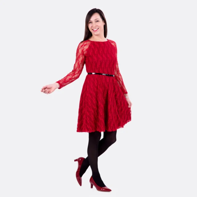 Schnittmuster Spitzenkleid festliches Outfit nähen