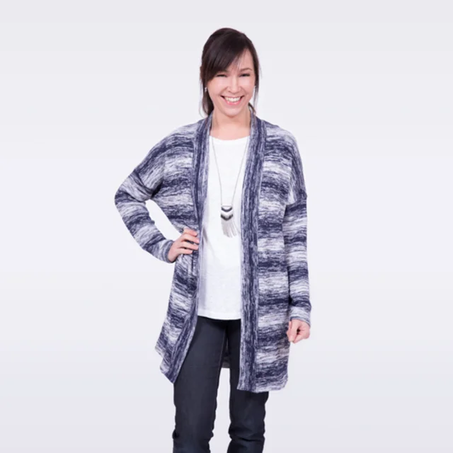 Strickjacke mit Anleitung nähen Strickjacke mit Anleitung nähen