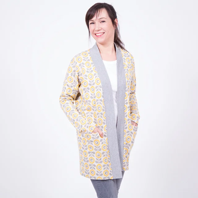 Cardigan nähen Schnittmuster Anleitung